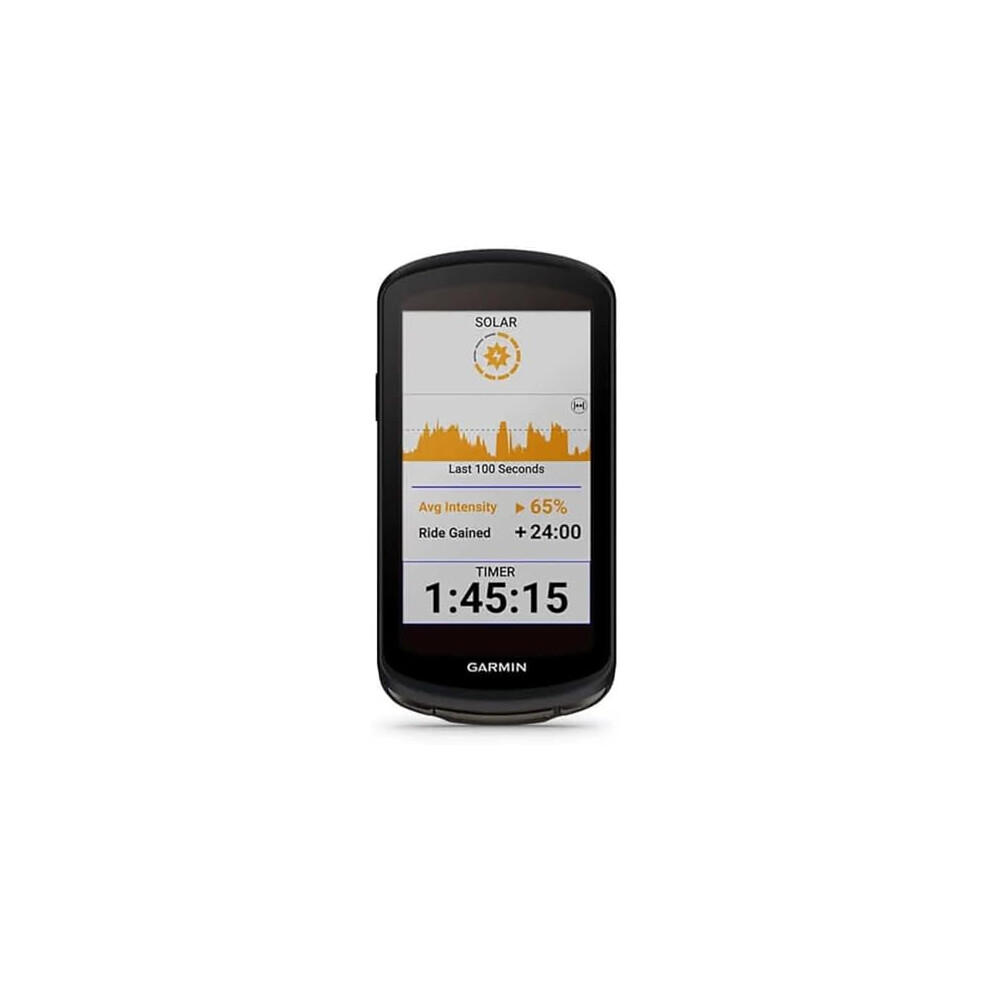 Garmin Edge 1040 Solar Gps Cycle Computer, Device Only, 010-02503-21 Black