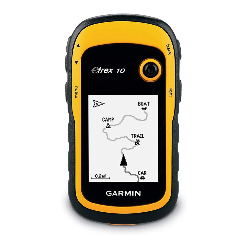 Garmin eTrex 10 Outdoor Handheld GPS Unit, Black/Yellow