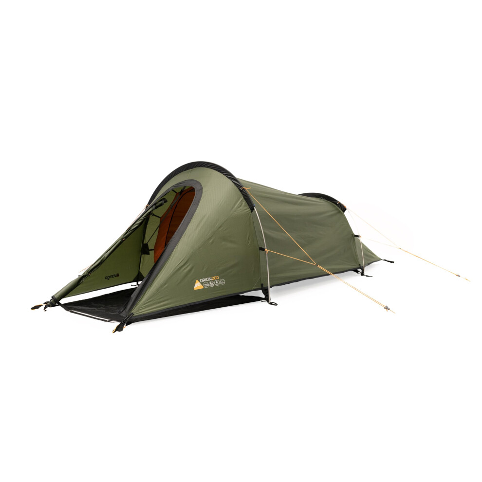 Vango Orion 200 2 Man Tent Trekking [Amazon Exclusive] , 5000mm HH, Tunnel with Alloy Poles for 2 People, Lightweight, Camping, Climbing, Backpacking