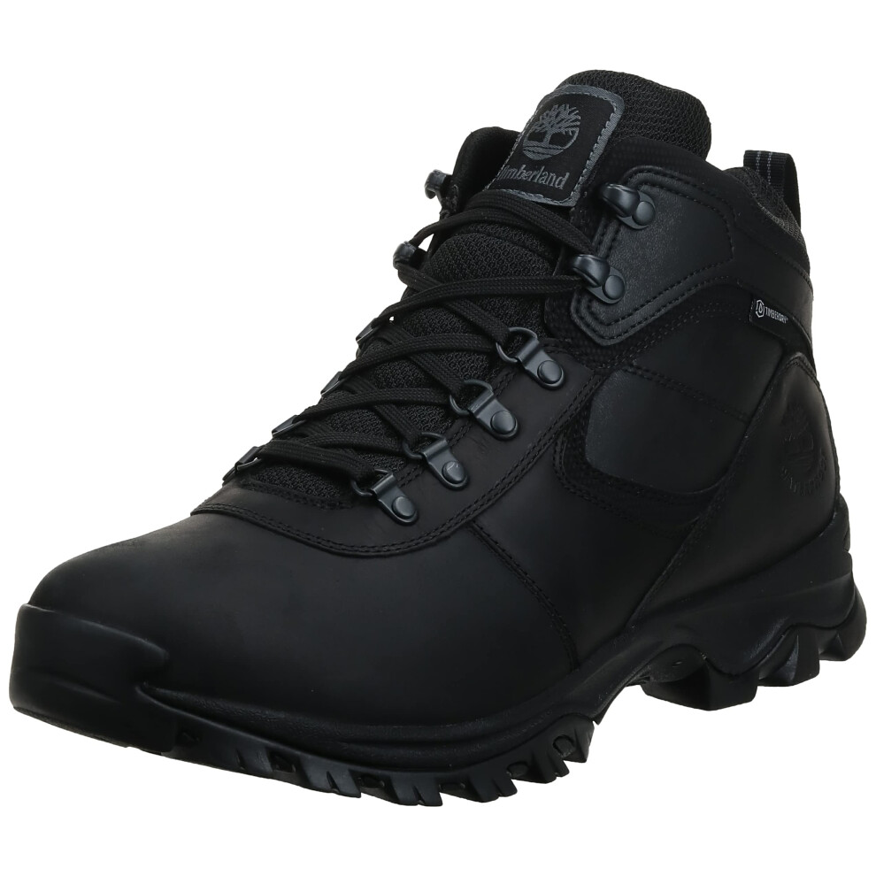 Timberland Men's Mt. Maddsen Mid Leather Waterproof Hiking Boot, Black, 11 UK