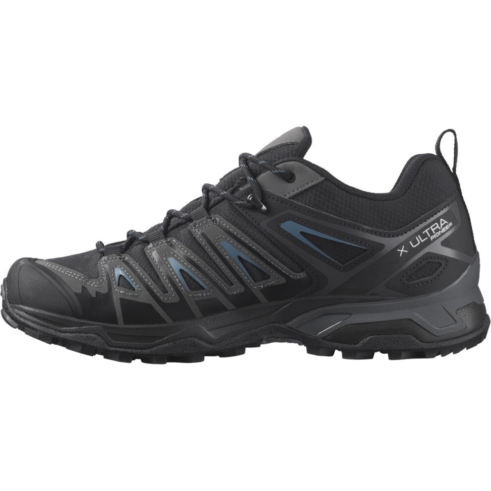 Salomon X Ultra Pioneer ClimaSalomon Waterproof Men's Hiking Shoes, All Weather, Secure Foothold, and Stable and Cushioned, Black, 9.5