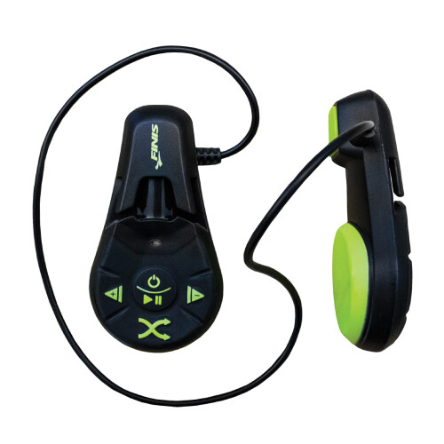 FINIS Finis Duo Υποβρύχια συσκευή αναπαραγωγής MP3 με οστική αγωγιμότητα, Μαύρο/Οξινοπράσινο 1