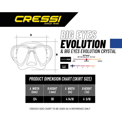 Cressi Cressi Big Eyes Evolution & Alpha Ultra Dry, clear/black 2