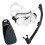 Cressi Cressi Big Eyes Evolution & Alpha Ultra Dry, clear/black 1