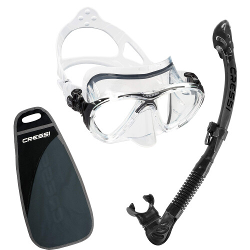 Cressi Cressi Big Eyes Evolution & Alpha Ultra Dry, clear/black 1