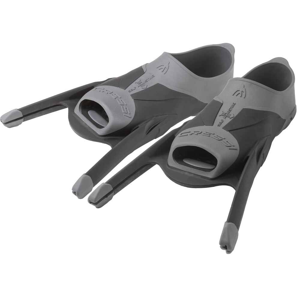 Cressi Gara Turbo Foot Pocket, Black/Grey, 40/41