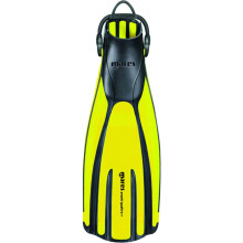 Mares Unisex's Fins Avanti Quattro Plus Flipper with Strap-Yellow/RYL, Small