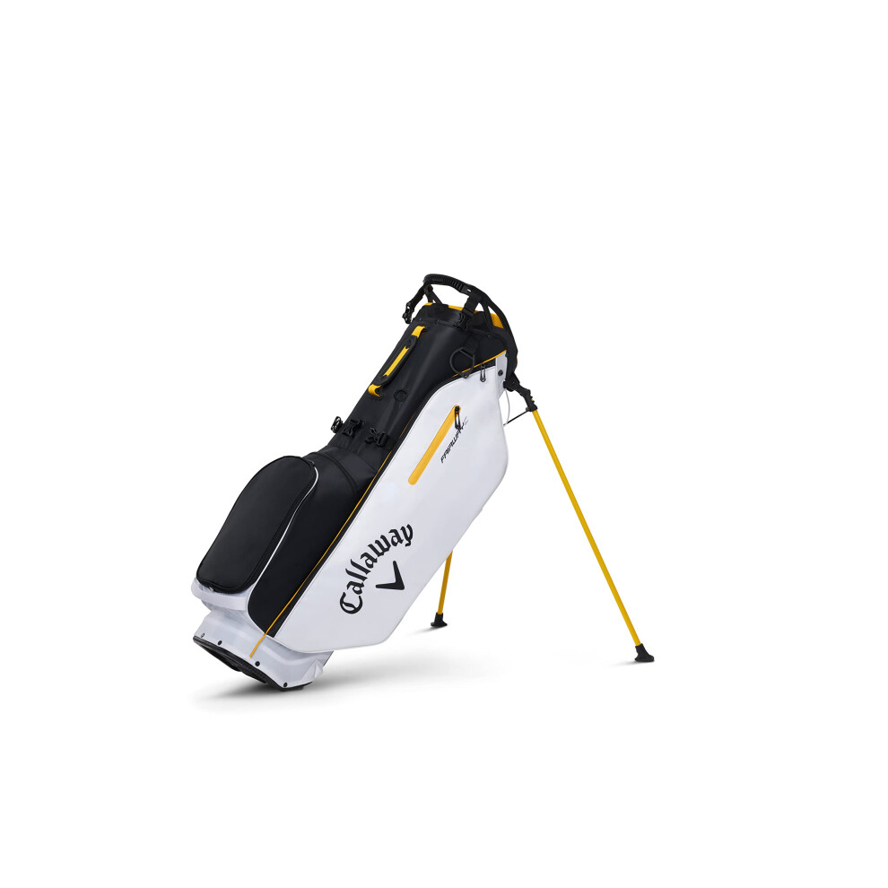 Callaway Golf Fairway C Stand Bag (Black/White/Golden Rod)