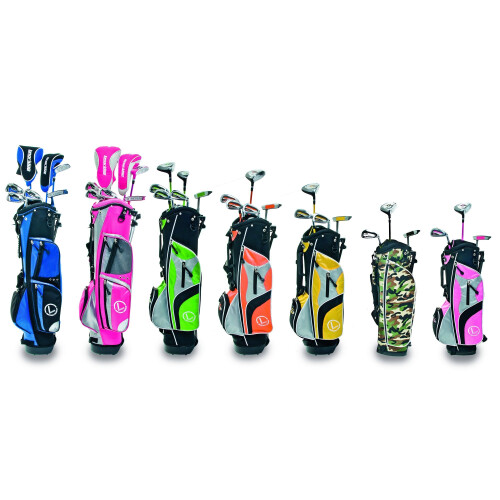 Longridge Junior Challenger Cadet Right Hand Golf Package Set - Orange, 8 Year Plus 2