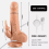 6 Function Heated Vibrator Realistic Thrusting Dildo G-Spot for Women 2