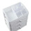 Living And Home White Plastic Makeup Organizer with 3 Drawers 4