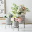 Living And Home Ceramic Plant Pot and Iron Rack 2