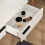 Homcom HOMCOM Dressing Table Vanity Set with Round Mirror & Stool, White - 2 Drawers, Cushioned Stool (831-356) 6