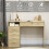 Homcom HOMCOM Computer Desk Writing Desk with Five Drawers for Home Office Oak 4