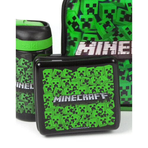Minecraft Minecraft Lenticular Creeper Lunch Bag Set 1