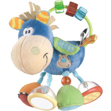 Playgro Horse Soft Baby Toys 3-6-12 Months Developmental 3+ Months Rattles Teething Toys for Babies Newborn Plush Baby Rattle for Boy Girl