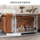 Homcom HOMCOM Wooden Console Table Storage Drawer Shelf Entryway Display Stand 4
