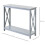 Homcom HOMCOM Wooden Console Table Storage Drawer Shelf Entryway Display Stand 2