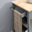 Homcom HOMCOM Compact Kitchen Trolley Utility Cart on Wheels with Open Shelf Grey 7