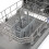 Willow Appliances Willow 45cm White Slimline Dishwasher, Half Load, 10 Place Settings 7