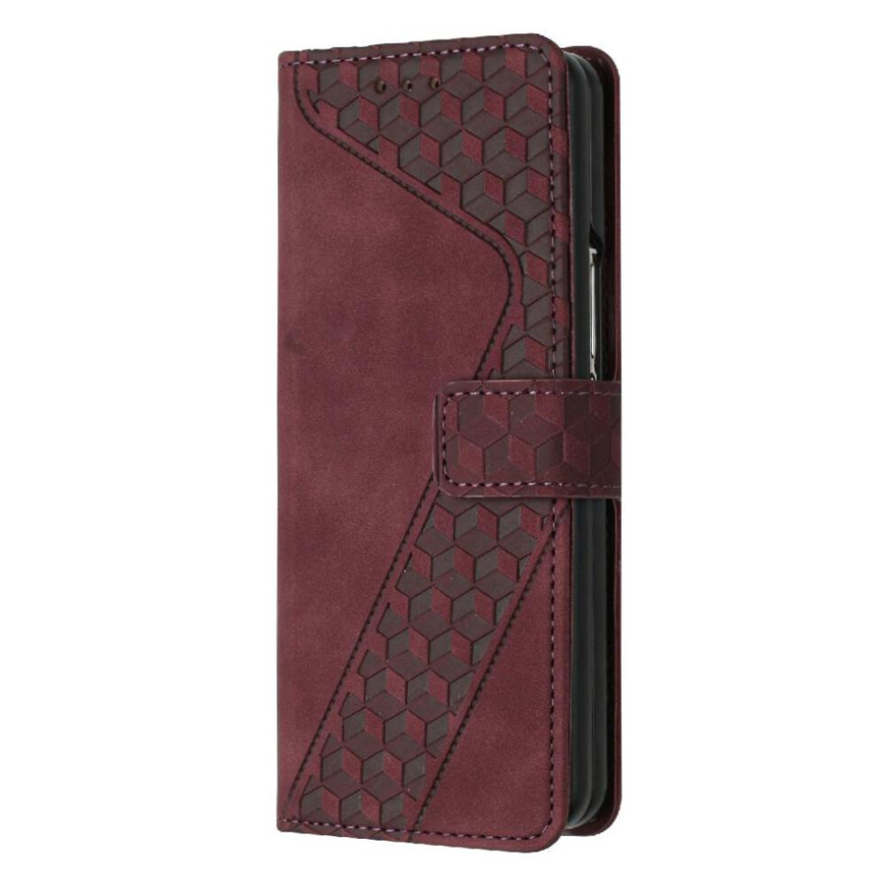 (Brown) Phone Case For Samsung Galaxy Z Fold 6 Magnetic Card Slots Cover Wallet Kickstand Flip Folio Brown 764762778057