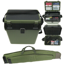 Hunter Pro Shooting Gun Bag Case with Tool Box and Ammo Storage