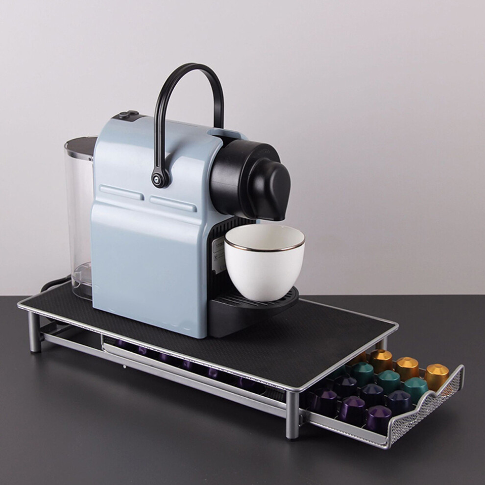 Nespresso Small Coffee Capsule Holder Rack Dispenser Stand Kitchen Storage Drawer