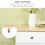 Homcom HOMCOM Modern Sideboard Buffet Cabinet with Storage Cabinets and Drawers White 6