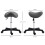 Homcom HOMCOM Saddle Stool Adjustable Rolling Salon Chair for Massage Spa Beauty Grey 2