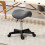 Homcom HOMCOM Saddle Stool Adjustable Rolling Salon Chair for Massage Spa Beauty Grey 7