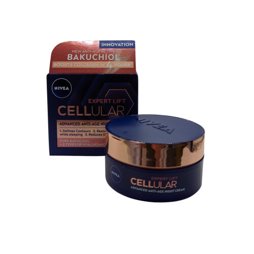 Nivea Expert Lift Cellular Advanced Anti Age Night Cream 50ml Boosts Collagen in 4 Hours