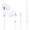 3.5mm Plug In-ear Wired Earphone with Mic, Cable Length: about 1.2m 2
