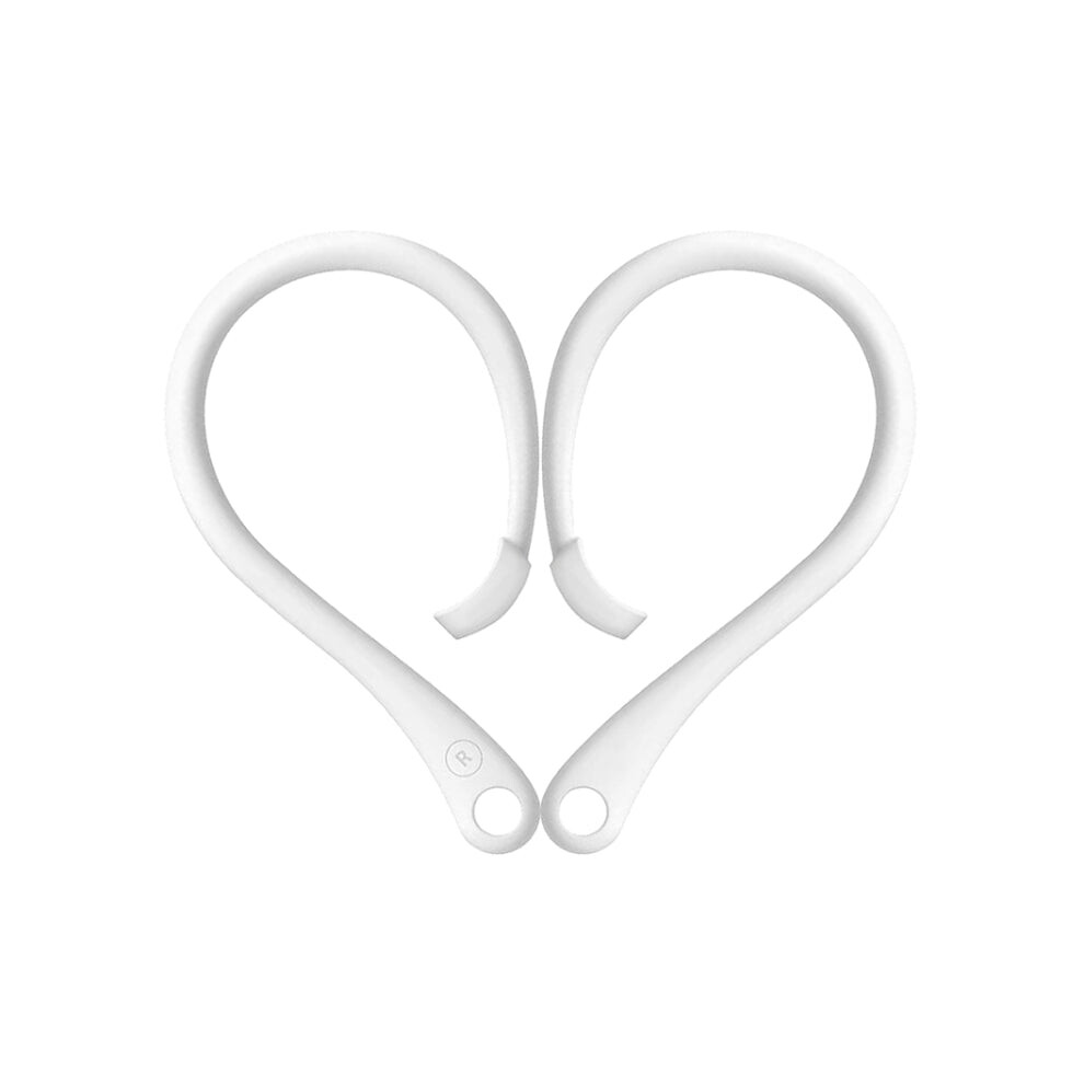 For Airpods 1 / 2 / Pro Anti-Lost Silicone Earphone Ear-Hook(White) White 6233751607615