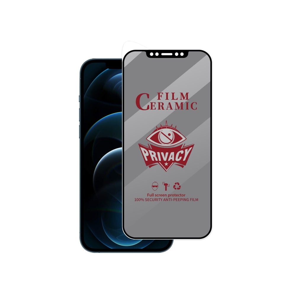 Photos - Protective film / glass For iPhone 12 Pro Max Full Coverage HD Privacy Ceramic Film