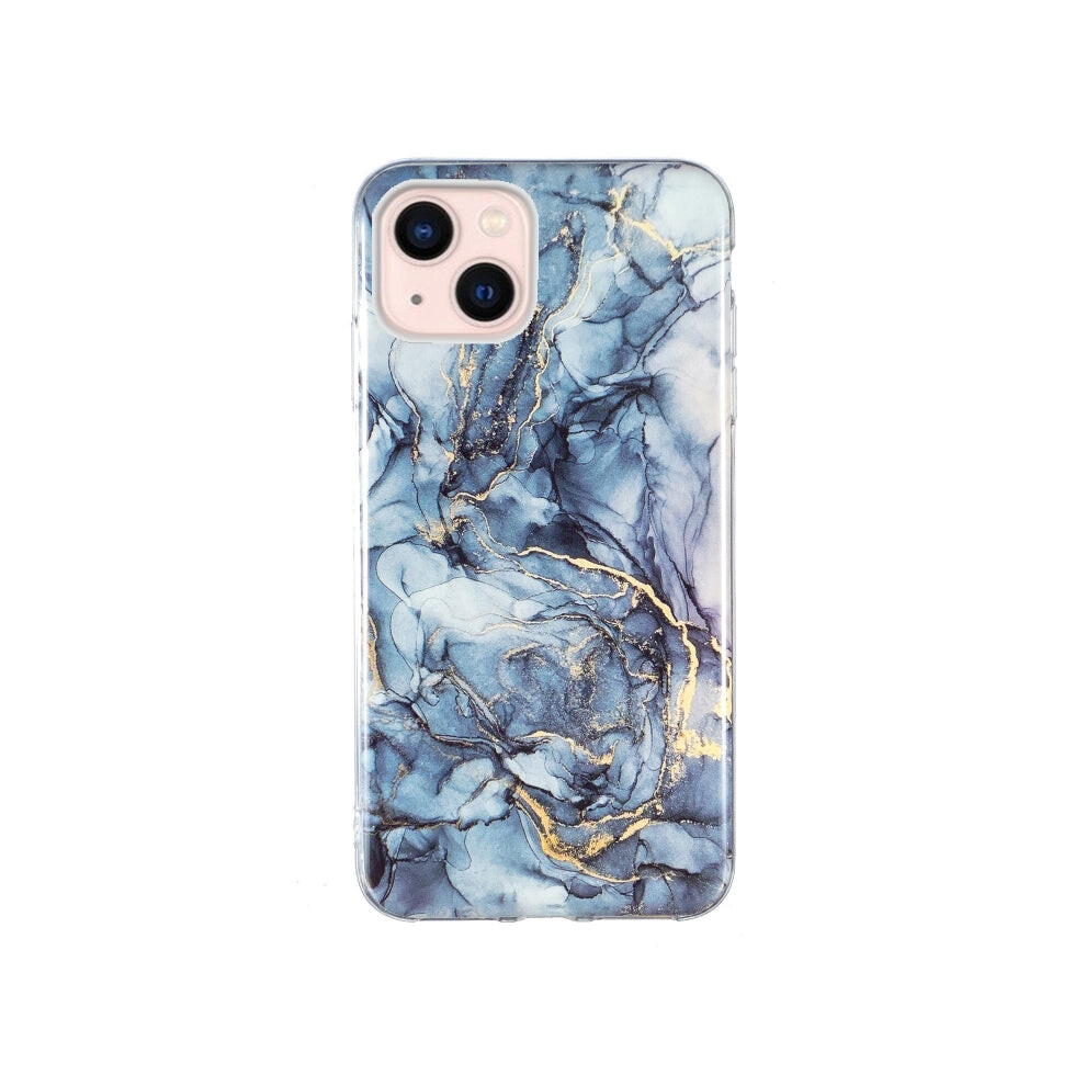 For Iphone 13 Mini Imd Marble Pattern Tpu Phone Case (Grey) Grey 5012651657026