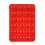 Mobile Phone Silicone 24 Square Shaped Suction Cup Mobile Phone Back Stickers(Red) 2