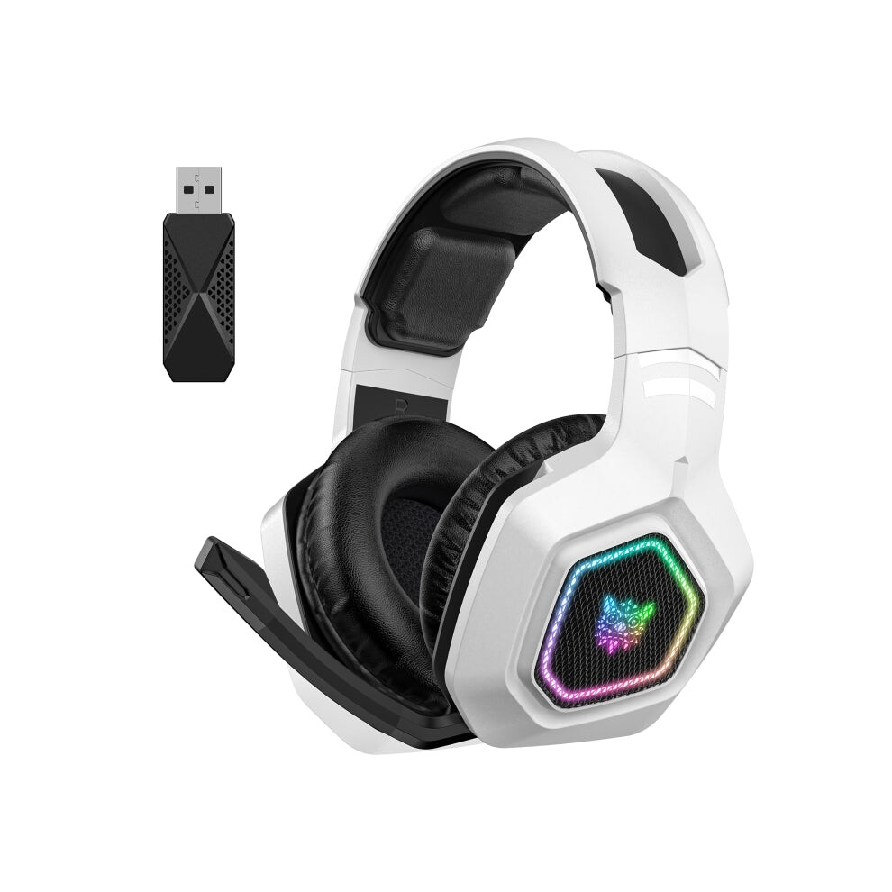 Onikuma B100 Bluetooth 5.3 Wireless Bluetooth Headphone With Microphone (White) White 4843154274004