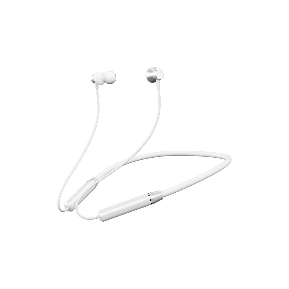 Remax Rb-S29 Linton Series Memory Neckband V5.0 Bluetooth Wireless Earphone (White) White 8797423830858