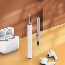 Q5 Bluetooth Earphone Telescopic Cleaning Pen Brush(White)