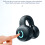 Single Ear Stereo Ear Clamp Type Bone Conduction Bluetooth Earphone(Black) 2