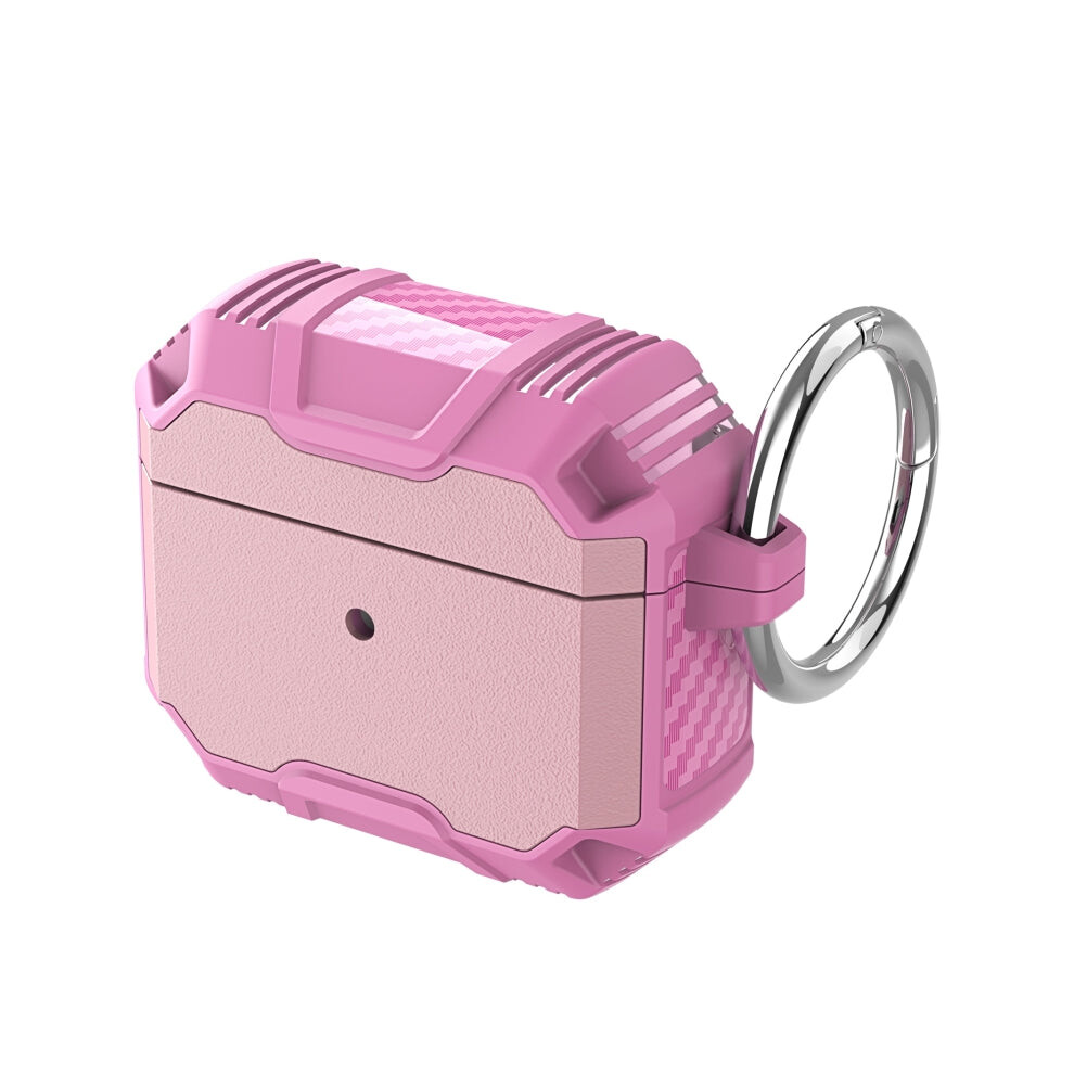 Wireless Earphone Tpu + Pc Shockproof Case With Hook For Airpods 3(Pink) Pink 3431196548323
