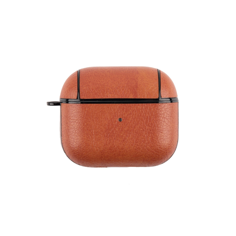 Wireless Earphone Leather Shockproof Protective Case For Airpods 3(Orange) Orange 4628191042980