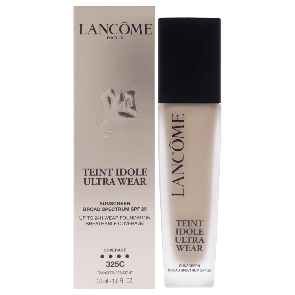 Lancme Teint Idole Ultra Wear Buildable Full Coverage Foundation - Longwear & Imperproof - Finition mate naturelle - 325C (peau moyenne avec fra