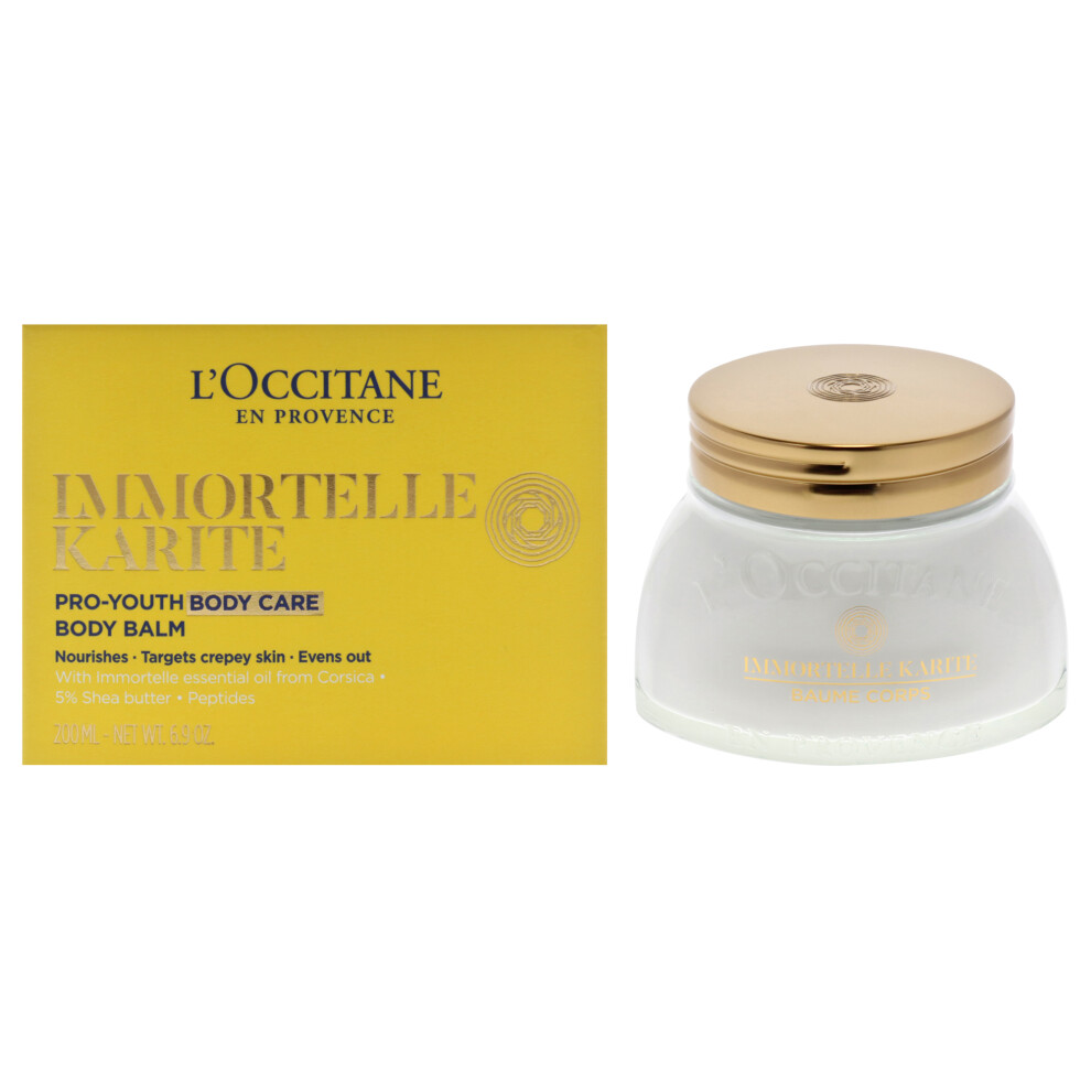 Immortelle Karite Pro-Youth Body Balm by LOccitane for Unisex - 6.9 oz Balm