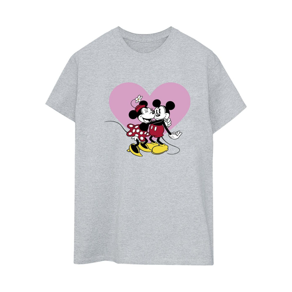 Mickey Mouse Love Languages Cotton Boyfriend T-Shirt