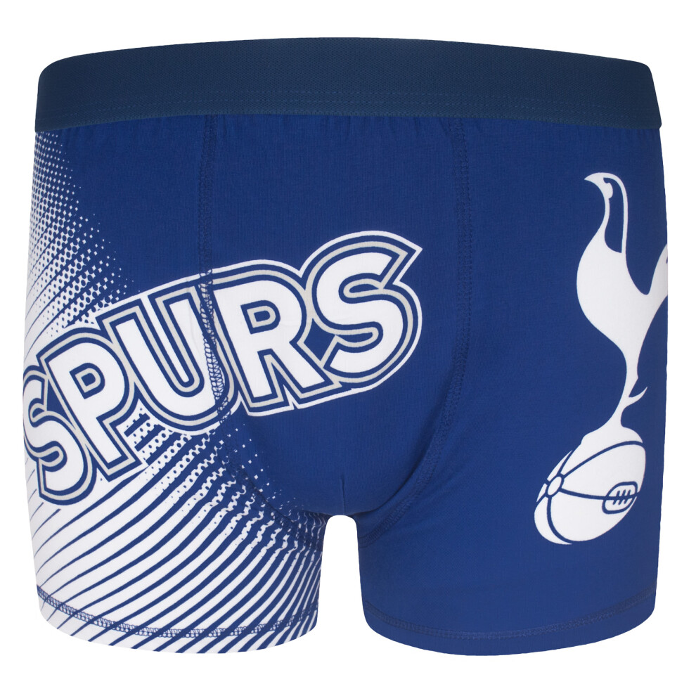 (Blue, 5-6 Years) Tottenham Hotspur FC Official Football Gift 1 Pack Boys Boxer Shorts