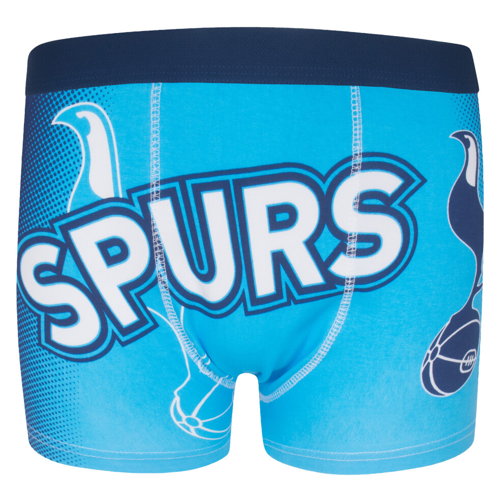 (Cyan, 5-6 Years) Tottenham Hotspur FC Official Football Gift 1 Pack Boys Boxer Shorts-image-OPC-P5RFZF6-NEW