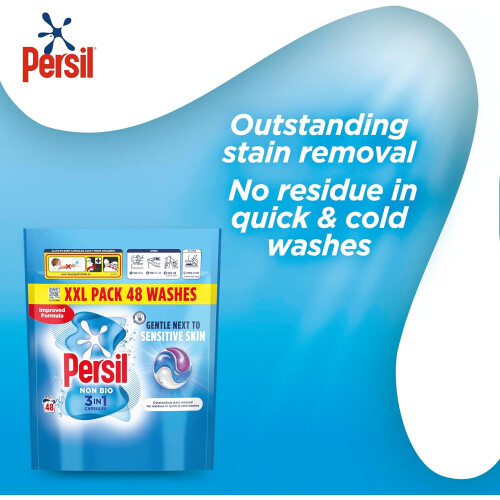 Persil Persil Non Bio 3 in 1 Washing Capsules 48 washes 2