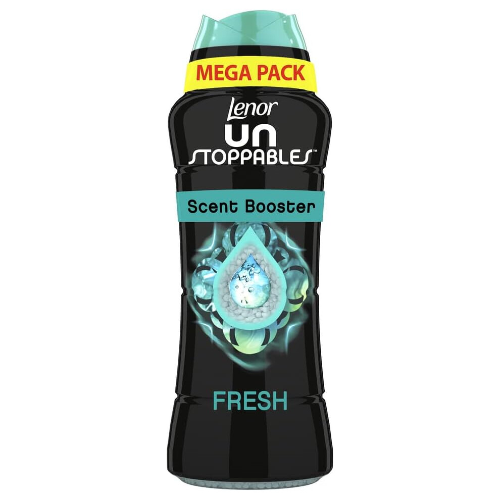 Lenor Unstoppables In-Wash Laundry Scent Booster Beads, 570g, Fresh Scent, A Boost Of Freshness For Up To 12 Weeks In Storage