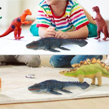 Large Jurassic World Realistic Feel Mosasaurus Dinosaur Figure Model Animal Toys